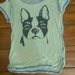 See Through Pug Little Girl Shirt